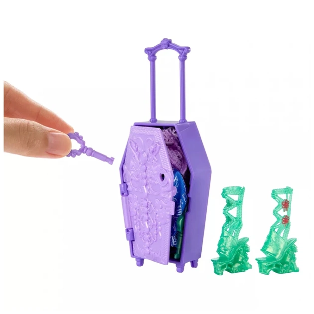 Кукла Monster High Набор-сюрприз Кошмарные каникулы Ужас-секреты Джинифайер (JDR52) - изображение 9