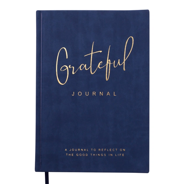 Книга записна Buromax GRATEFUL А5 96 аркушів крапка, синій (BM.295319-02) - зображення 1