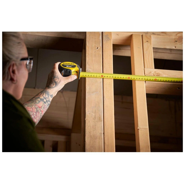 Рулетка Stanley CONTROL-LOCK, 8мх25мм, у прогумованому корпусі, з двосторонньою шкалою (STHT37232-0) - picture 6