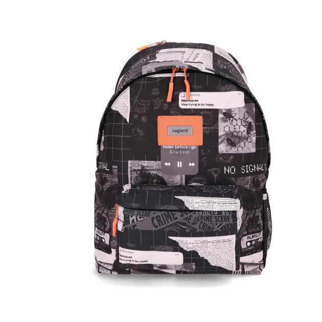 Рюкзак для ноутбука Bagland 17" Stylish XL 35L+print, whtite-black 1343 00558694 (1120220805) - зображення 1