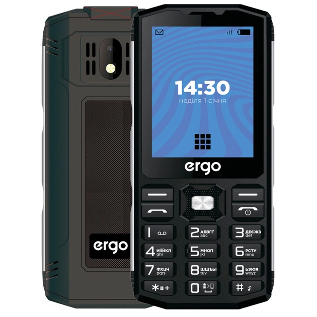 Мобільний телефон Ergo E282 Black - зображення 1