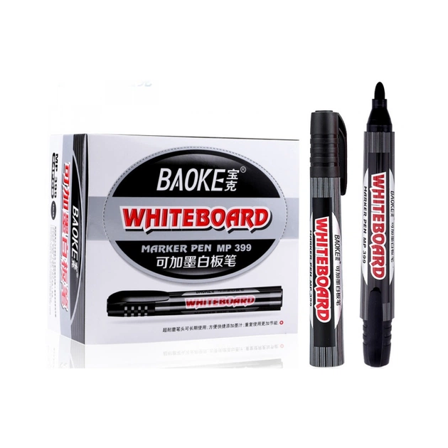 Маркер Baoke для сухостираємих дощок, 2.5 мм чорний (MARK-BOA-BAOMP399AB) - picture 2