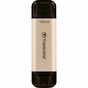 USB флеш накопичувач Transcend 128GB JetFlash 930 Gold-Black USB 3.2/Type-C (TS128GJF930C) - зменшене зображення 1