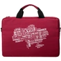 Сумка для ноутбука Vinga 15.6" NB1502 Burgundy, white print (NB1502UWBY) - зменшене зображення 4