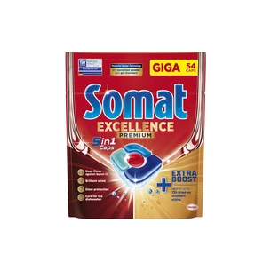 Таблетки для посудомийних машин Somat Excellence 5-в-1 54 шт. (9000101807936) изображение 1
