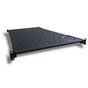 Полка 19" Hypernet 1U глиб. 400мм, в шкафи глибиною 600мм, чорна (U-FS-60-BLACK) - зменшене зображення 1