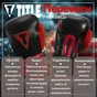 Боксерські рукавички Title Boxing All Heart Bag Gloves 2.0 Black/Red 10 oz (AHABG2 10 oz BK/RD) - зменшене зображення 3