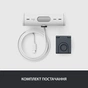 Веб-камера Logitech Brio 500 Off-White (960-001428) - зменшене зображення 10