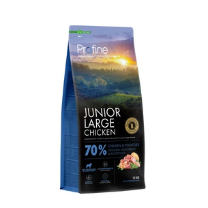 Сухий корм для собак Profine Junior Large Chicken and Potatoes для цуценят та юніорів великих порід 12 кг (8595602569960) picture 1