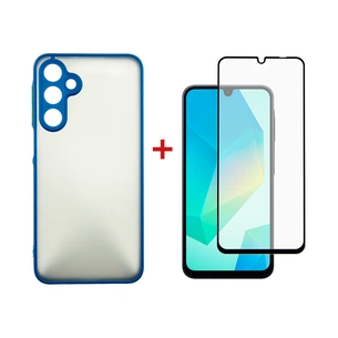Чохол до мобільного телефона Dengos Samsung Galaxy A16 5G Matte + glass (Blue) (DG-KM-118) зображення 1