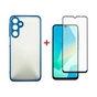 Чохол до мобільного телефона Dengos Samsung Galaxy A16 5G Matte + glass (Blue) (DG-KM-118) - зменшене зображення 1