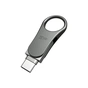 USB флеш накопичувач Silicon Power 128 GB DriveMobile C80 USB 3.1 + Type-C Silver (SP128GBUC3C80V1S) - зменшене зображення 3