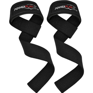 Кистьові лямки PowerPlay 7065 Classic Lifting Gym Straps Чорні (PP_7065_Black) изображение 1