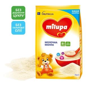 Дитяча каша Milupa Манна молочна 210 г (5900852930096) зображення 1