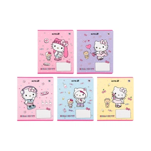 Зошит Kite Hello Kitty, 12 аркушів, клітинка (HK25-232-1) изображение 1