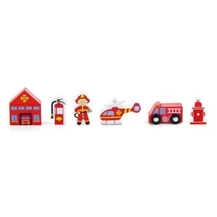 Залізниця Viga Toys Доп. набір до ж / д "Пожежна станція" (50815) изображение 1