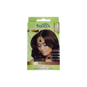 Фарба для волосся Triuga На основі натуральної індійської хни Мокко 25 г (8908003544199) зображення 1