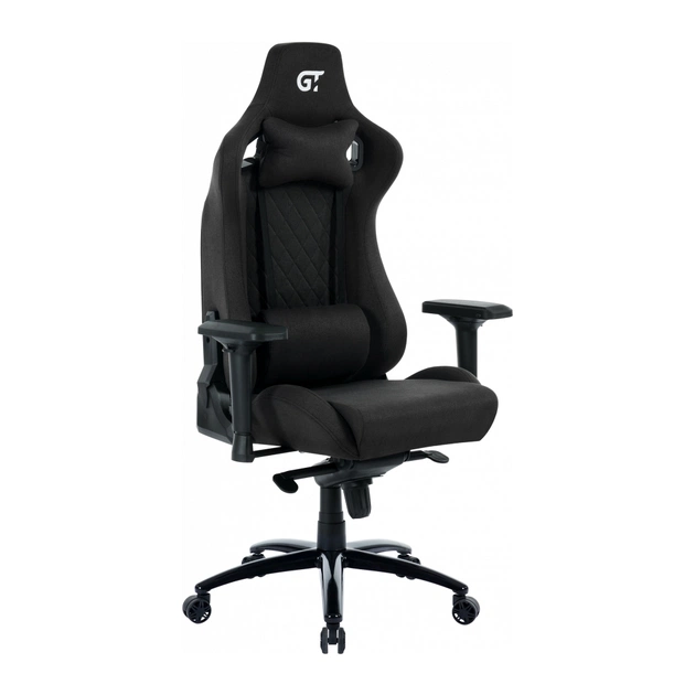 Крісло ігрове GT Racer X-0716 Black (X-0716 Fabric Black) - зображення 1