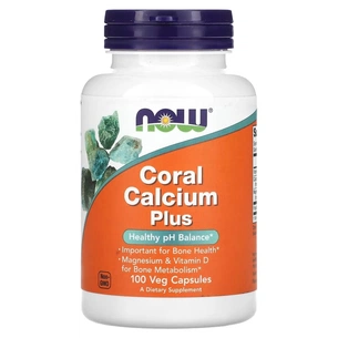 Вітамінно-мінеральний комплекс Now Foods Кораловий Кальцій плюс, 1430 мг, Coral Calcium Plus, 100 вегетаріа (NOW-01276) зображення 1