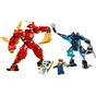 Конструктор LEGO NINJAGO Робот вогняної стихії Кая 322 деталей (71808) - зменшене зображення 2