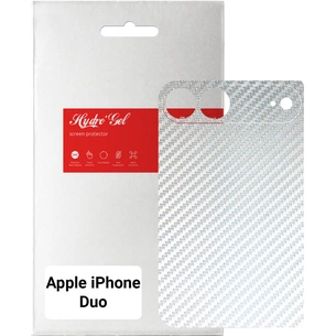 Пленка защитная Armorstandart Back Film Carbone Transparent Apple iPhone Duo (ARM94250) изображение 1