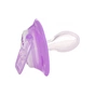 Пустушка Baby Team силіконова, класична, 6+ міс (3014_фіолетовий) - зменшене зображення 2