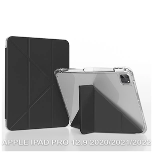 Чохол до планшета BeCover Ultra Slim Origami Transparent Apple iPad Pro 12.9 2020/2021/2022 Black (711694) зображення 1