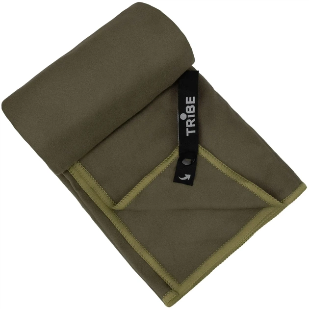 Туристичний рушник Tribe з мікрофібри в чохлі Pocket Towel 40х80 S Army-green (T-LC-0001-S-army-green) - picture 2