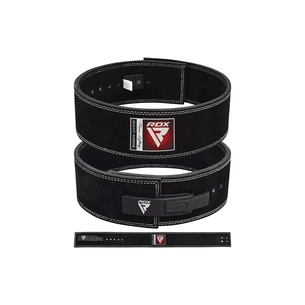 Атлетичний пояс RDX 4 Pro Liver Buckle шкіряний Black Plus M (WBL-4LB-M+) зображення 1