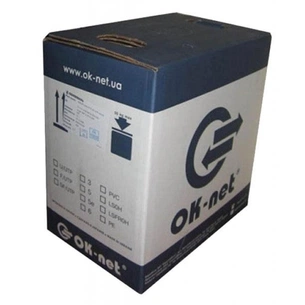 Кабель сетевой OK-Net FTP cat.6 LSOH (F/UTP-cat.6 LSOH) (КПВонг-HFЭ-ВП (250) 4*2*0,57) изображение 1