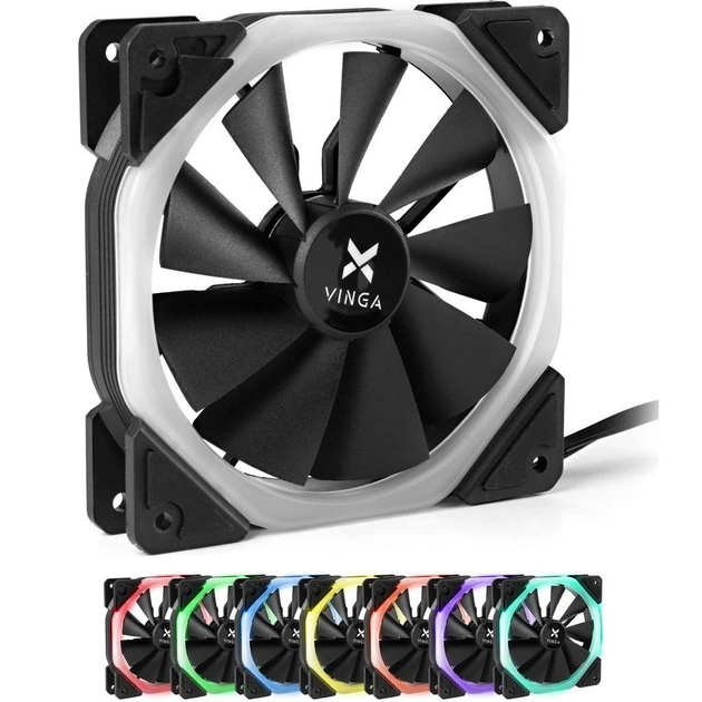 Кулер для корпуса Vinga RGB fan-03 - изображение 1