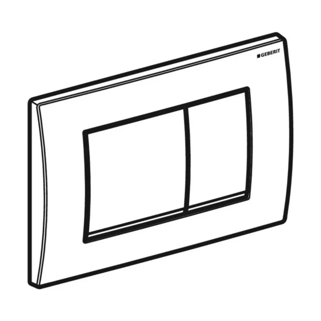 Панель змиву Geberit Delta30 білий (115.137.11.1) - picture 3