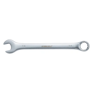 Ключ Sigma ріжково-накидний 14мм CrV satine з підвісом (6021591) зображення 1