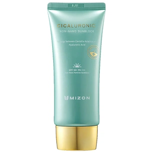 Засіб від засмаги Mizon Cicaluronic Non-nano Sunblock SPF 50+ PA+++ Сонцезахисний зволожувальний крем 50 мл (8809738601860) зображення 1