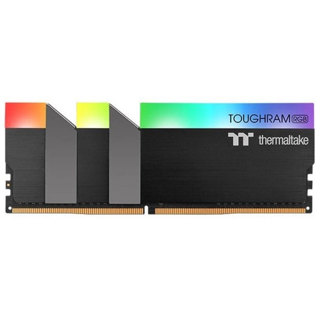 Модуль пам'яті для комп'ютера DDR4 16GB (2x8GB) 4400 MHz Toughram Black RGB ThermalTake (R009D408GX2-4400C19A) - зображення 1