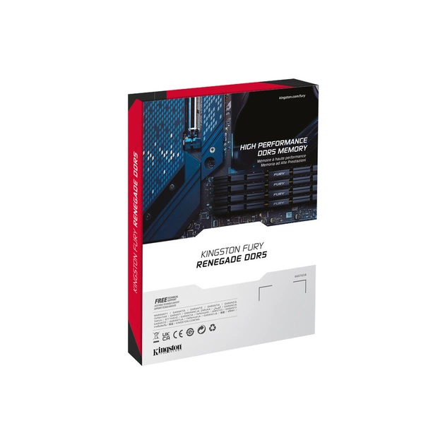 Модуль пам'яті для комп'ютера DDR5 48GB 6400 MHz Renegade Silver XMP Kingston Fury (ex.HyperX) (KF564C32RS-48) - picture 8