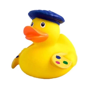Игрушка для ванной Funny Ducks Утка Художник (1886) изображение 1