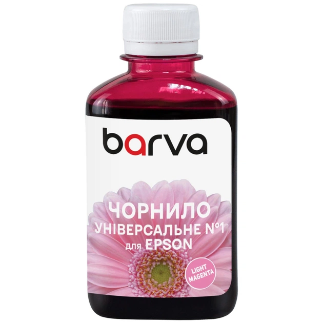 Чернила Barva Epson universal 1, water-soluble, 180г, light magenta (EU1-750) - изображение 1