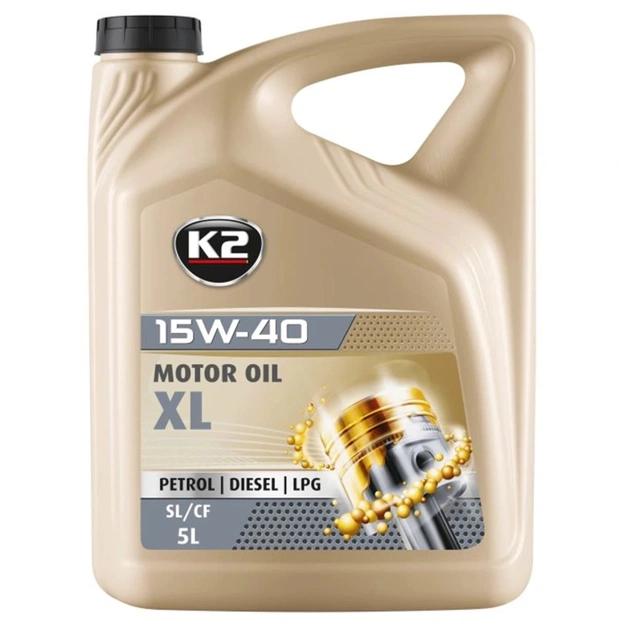 Моторна олива K2 XL SL/CF/CF-4 15W-40 5 л (O2535E) - зображення 1