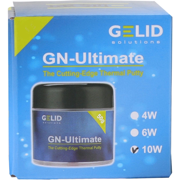 Термопаста Gelid Solutions GN-Ultimate 10W Thermal Putty 50g (TN-GN10-02) - зображення 4