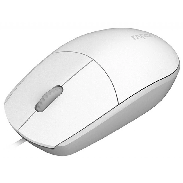Мишка Rapoo N100 White - зображення 1