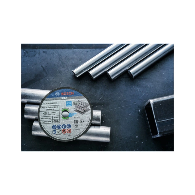 Круг відрізний Bosch Expert for Inox, 76х10х1мм, 5шт (2.608.601.520) - picture 4