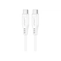 Дата кабель USB-C to USB-C 1.2m 3A TPE C3-03 White Acefast (6974316280859) - зменшене зображення 1