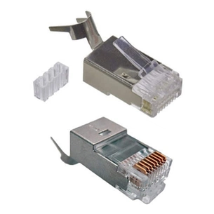 Конектор RJ45 cat.7 STP 8P8C 50шт/пак Kingda (KD-PG8027/50) зображення 1