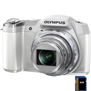 Цифровий фотоапарат Olympus SZ-16 white (V102100WE000) зображення 1