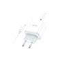 Зарядний пристрій HOCO C104A USB-C PD20W + cable USB-C to Lightning white (6931474782908) - зменшене зображення 1