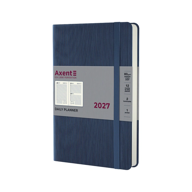 Тижневик Axent 2027 Partner Lines, 145х210, блакитний (8815-27-48-A) - зображення 1