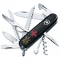 Ніж Victorinox Huntsman Army 91 мм Чорний Емблема ЗСУ + Тризуб ЗСУ золотий (1.3713.3_W1015u) - уменьшенное изображение 1