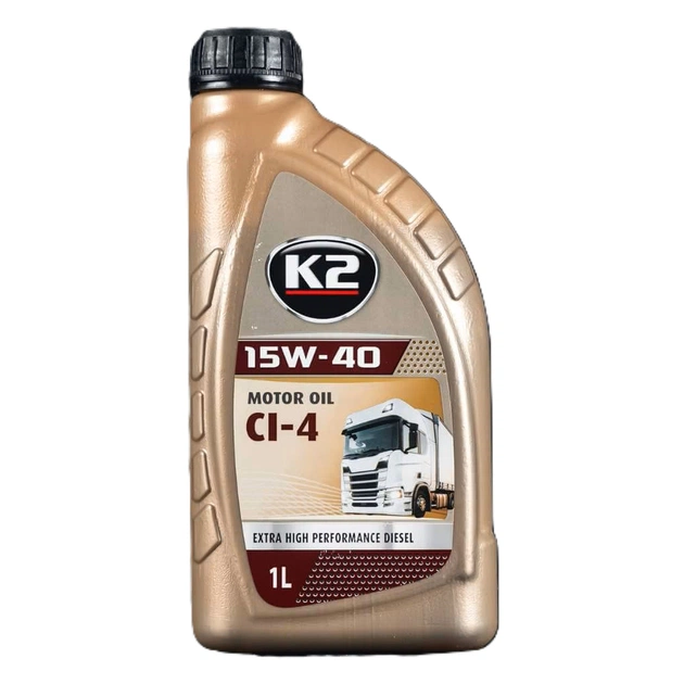 Моторное масло K2 MOTOR OIL 15W-40 CI-4 1 л (O4061E) - изображение 1