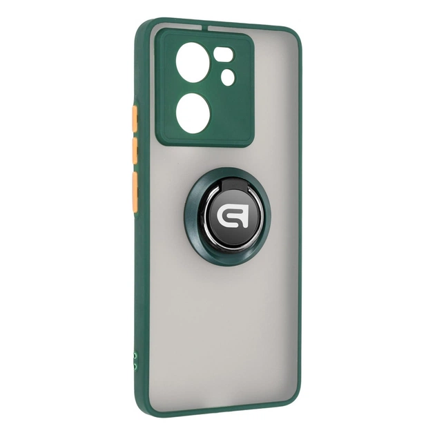 Чохол до мобільного телефона Armorstandart Frosted Matte Ring Xiaomi 13T / 13T Pro Dark Green (ARM72718) - зображення 1